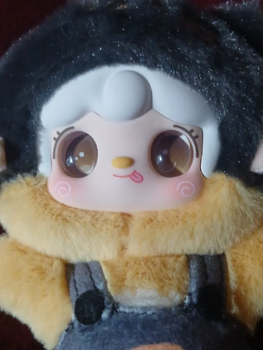 Yooki Black And Yellow Cat Keychain